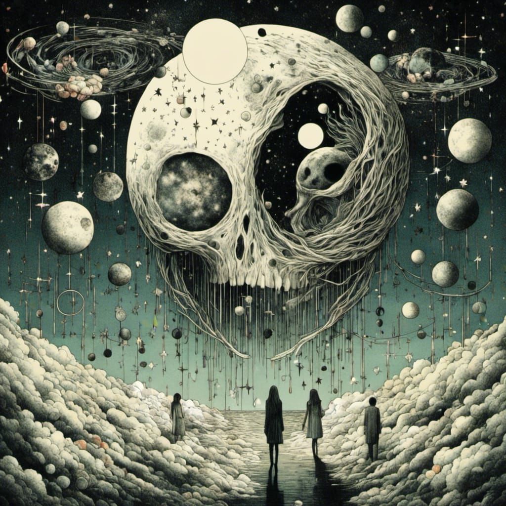 Surreal Gateway Into the Unknown Dimensions