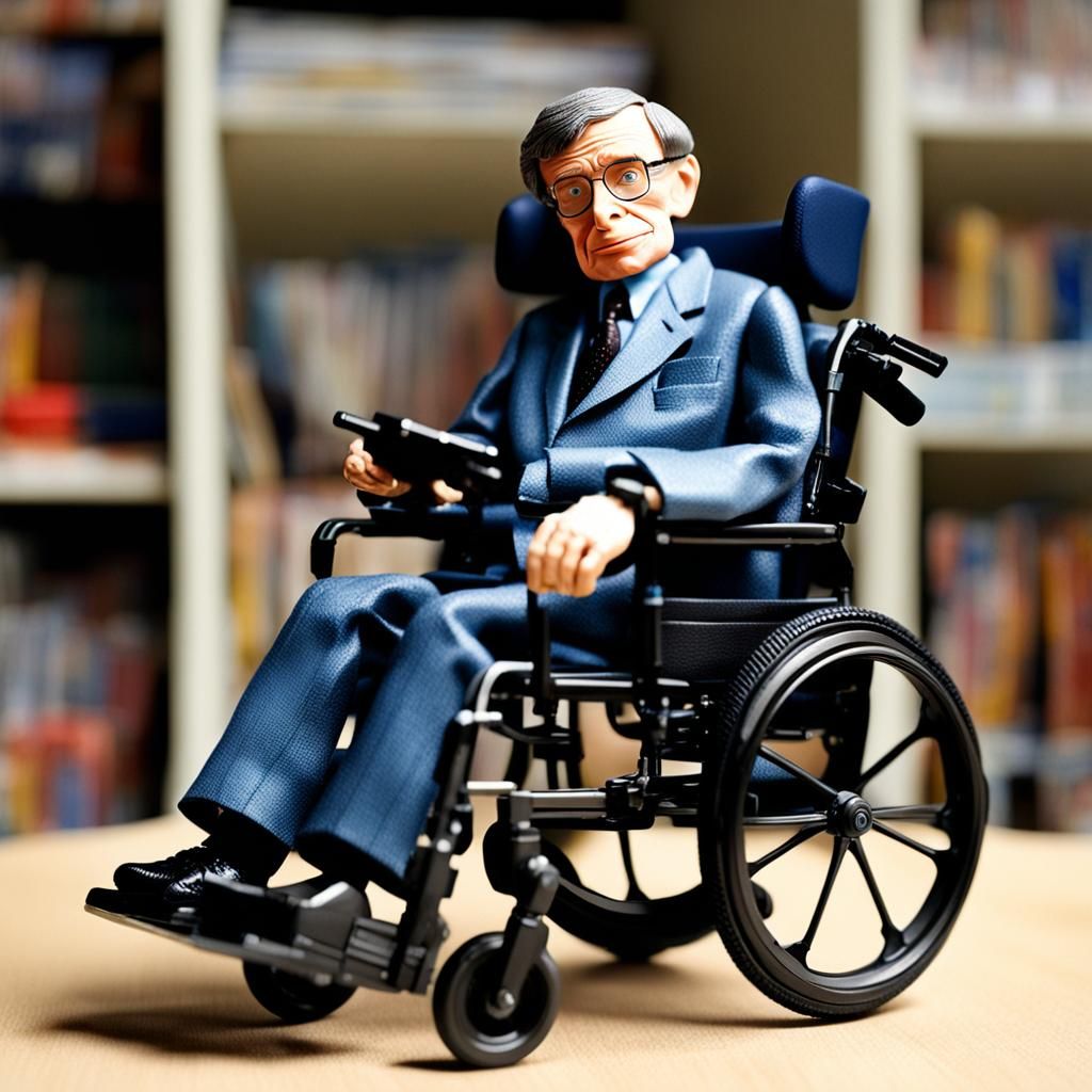 Stephen Hawking as an action figure