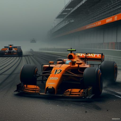 Airton Senna Crashes F1 Car in Dramatic Concept Art