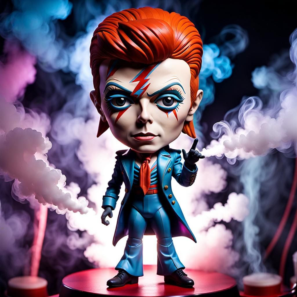David Bowie (Ziggy Stardust) Bobblehead ⚡🎙️