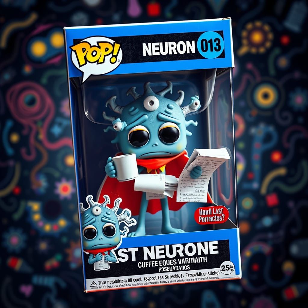 Funko Pop-style boxed figure of the last Neurone