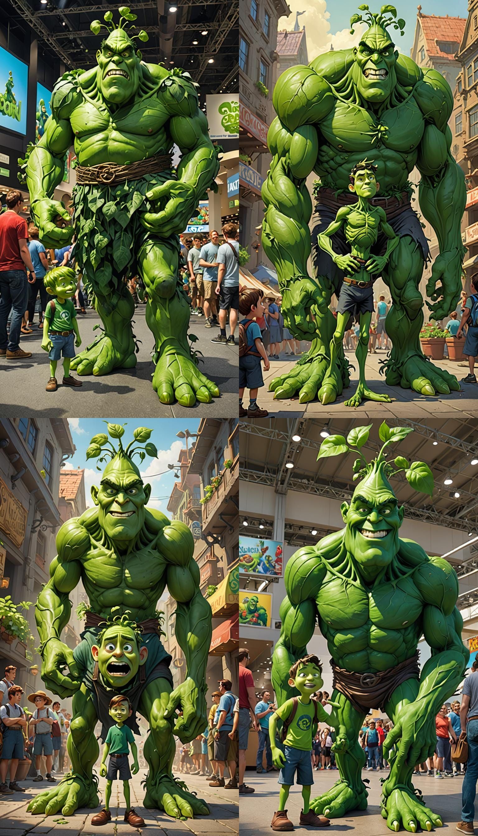 Up in the valley of The Jolly Green Giant lives a guy they call the Little Green Sprout