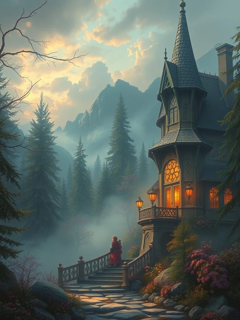 Ethereal Fantasy Mist in Hyperdetailed Style