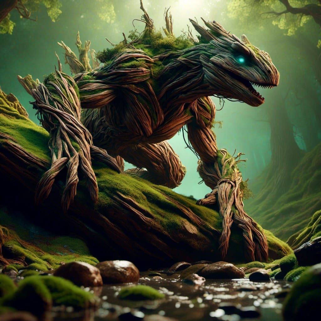 Lizard Lounging: AI-Generated Reptile Art