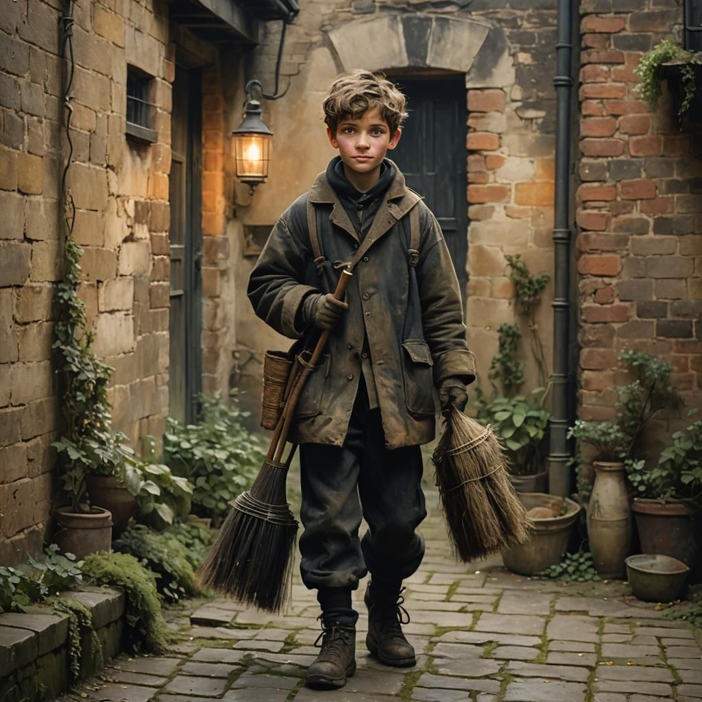 The Victorian Chimney Sweep Boy