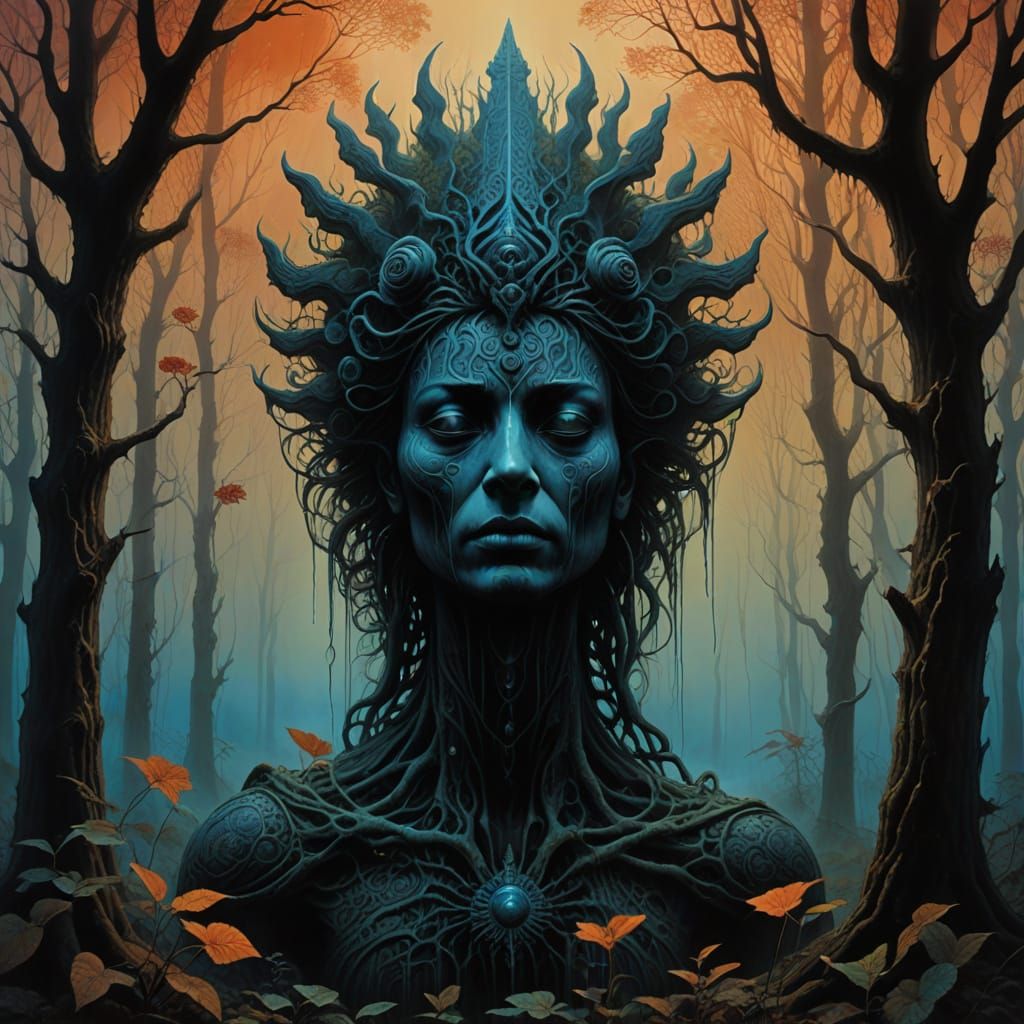 Mystical Forest Dreamscape in Vibrant Hyper-Realism