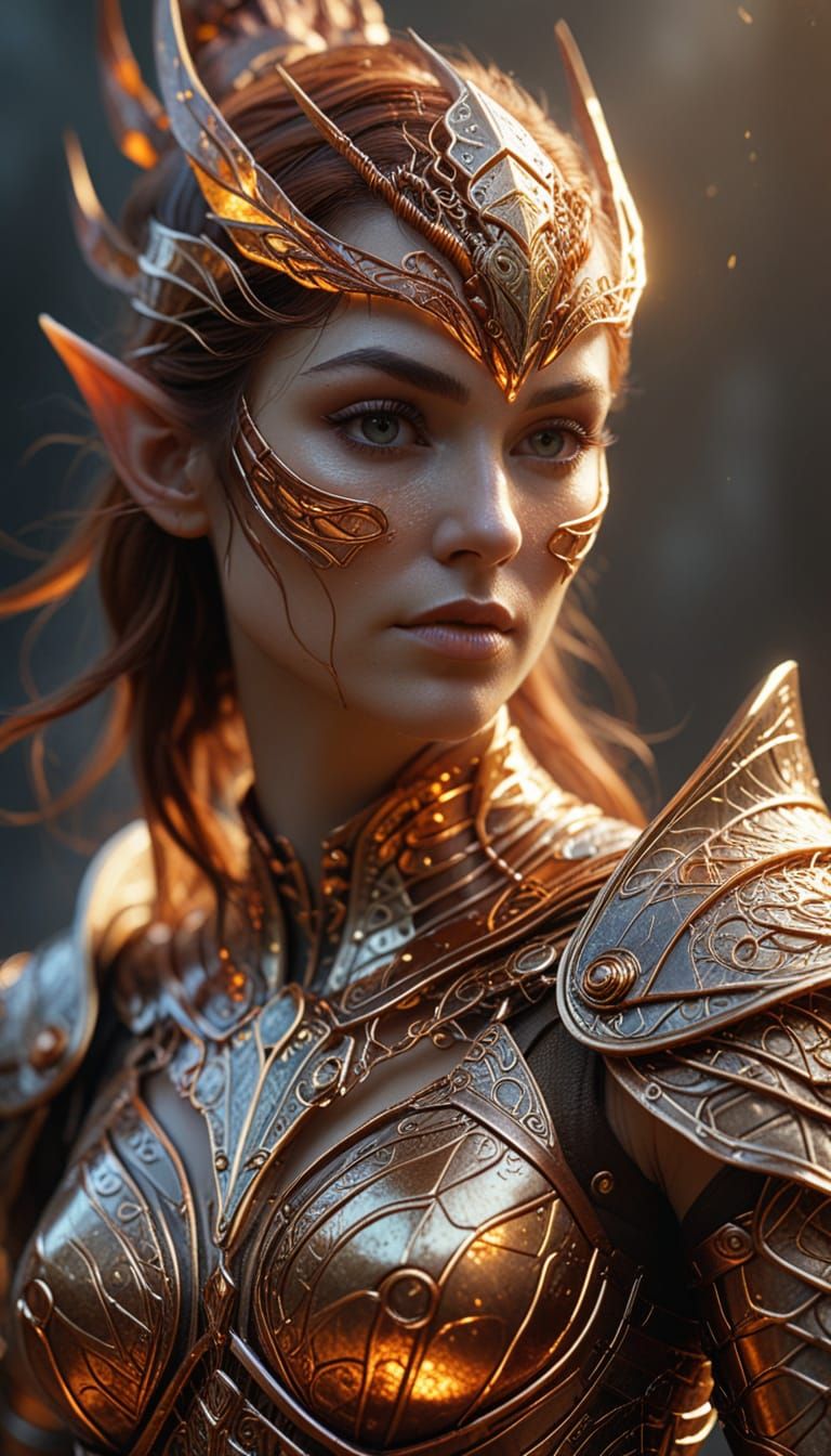 Kaeliel the protector of the gate of Niln Serine