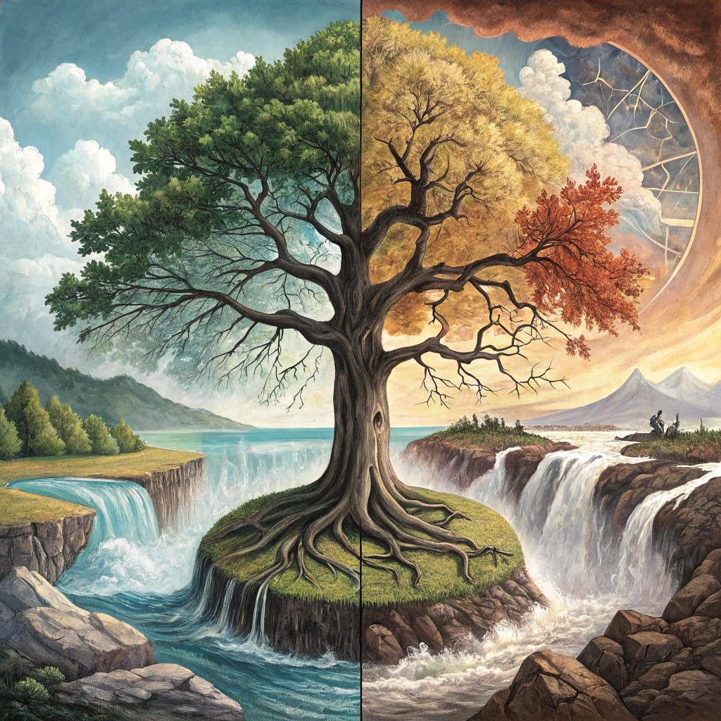 Salvador Dalí-inspired surrealism Acrylic painting of a surr...