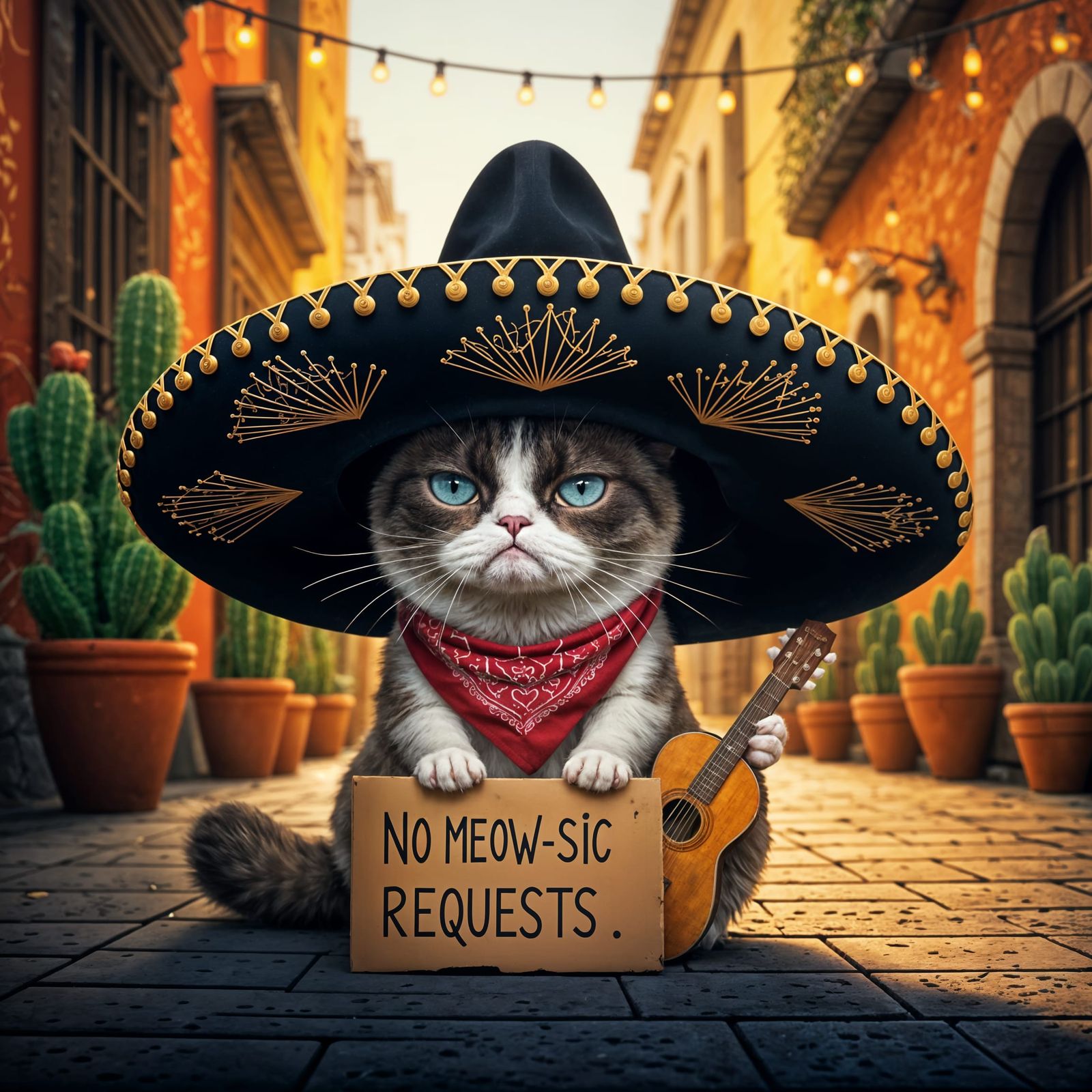 No Meow-Sic Request