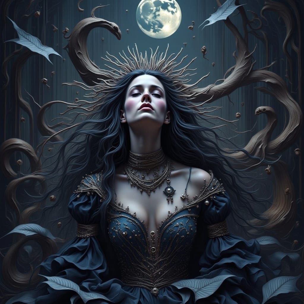 Emotional Storybook Image of Desire and Longing