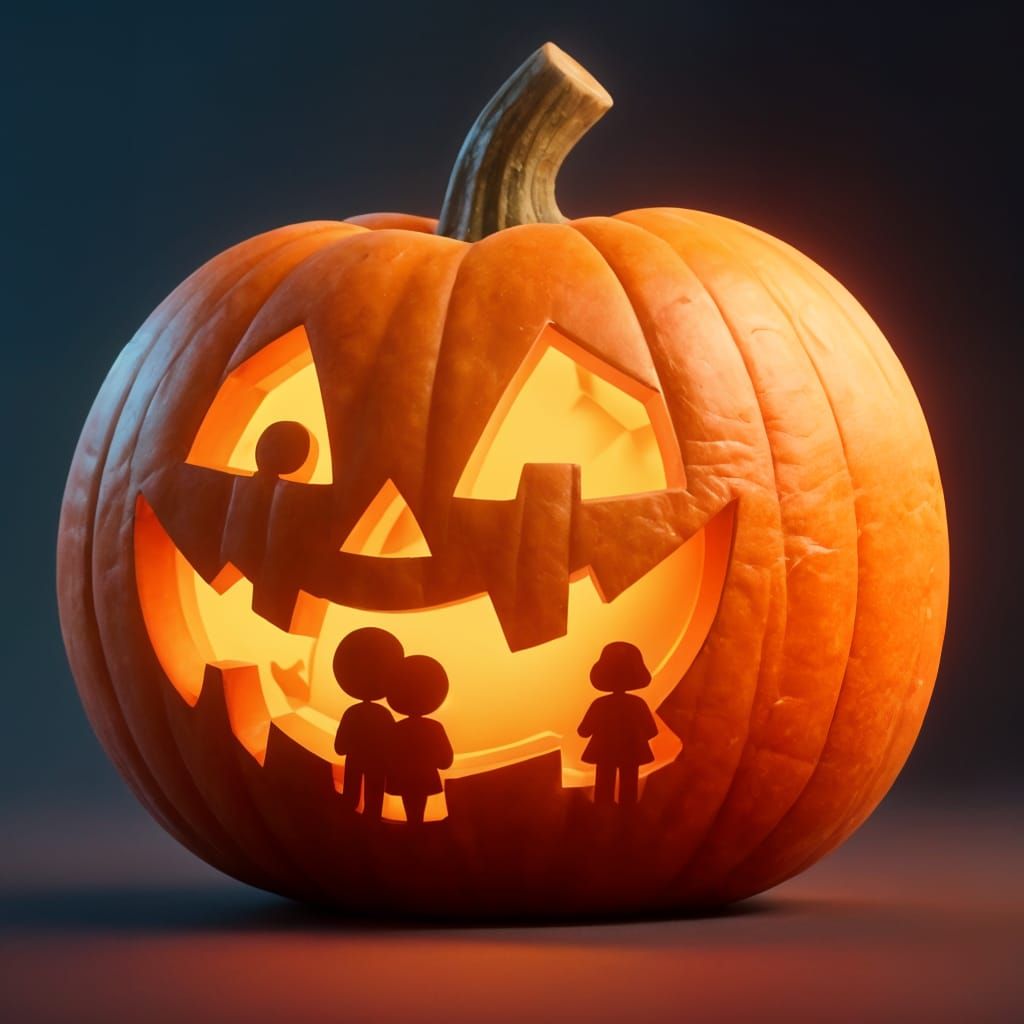 Spooky Halloween Creatures and Robots