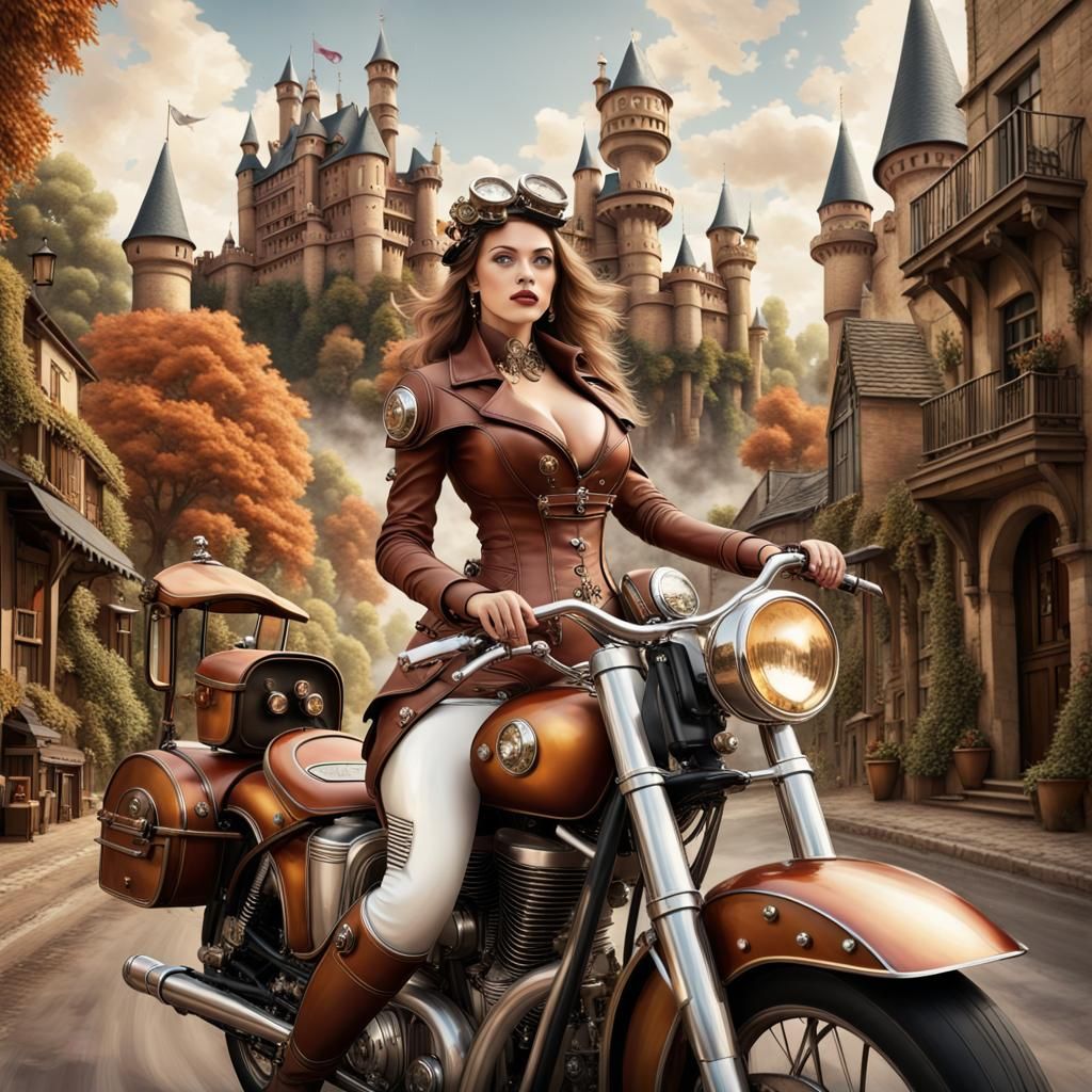A  photorealistic image capturing the essence of a gothic st...