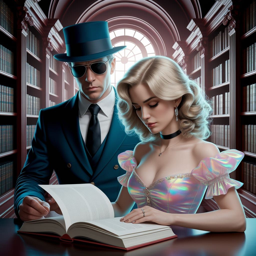 A Spy in the Library: Surrealist Fantasy