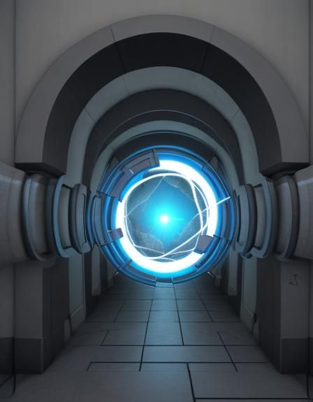 Abstract Portal Generated by AI