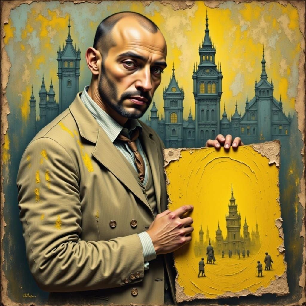 The painter explains