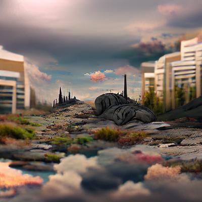 Exhausted and Lost Matte Painting
