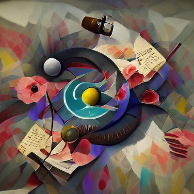 Abstract Meaning of Life: Kandinsky Style