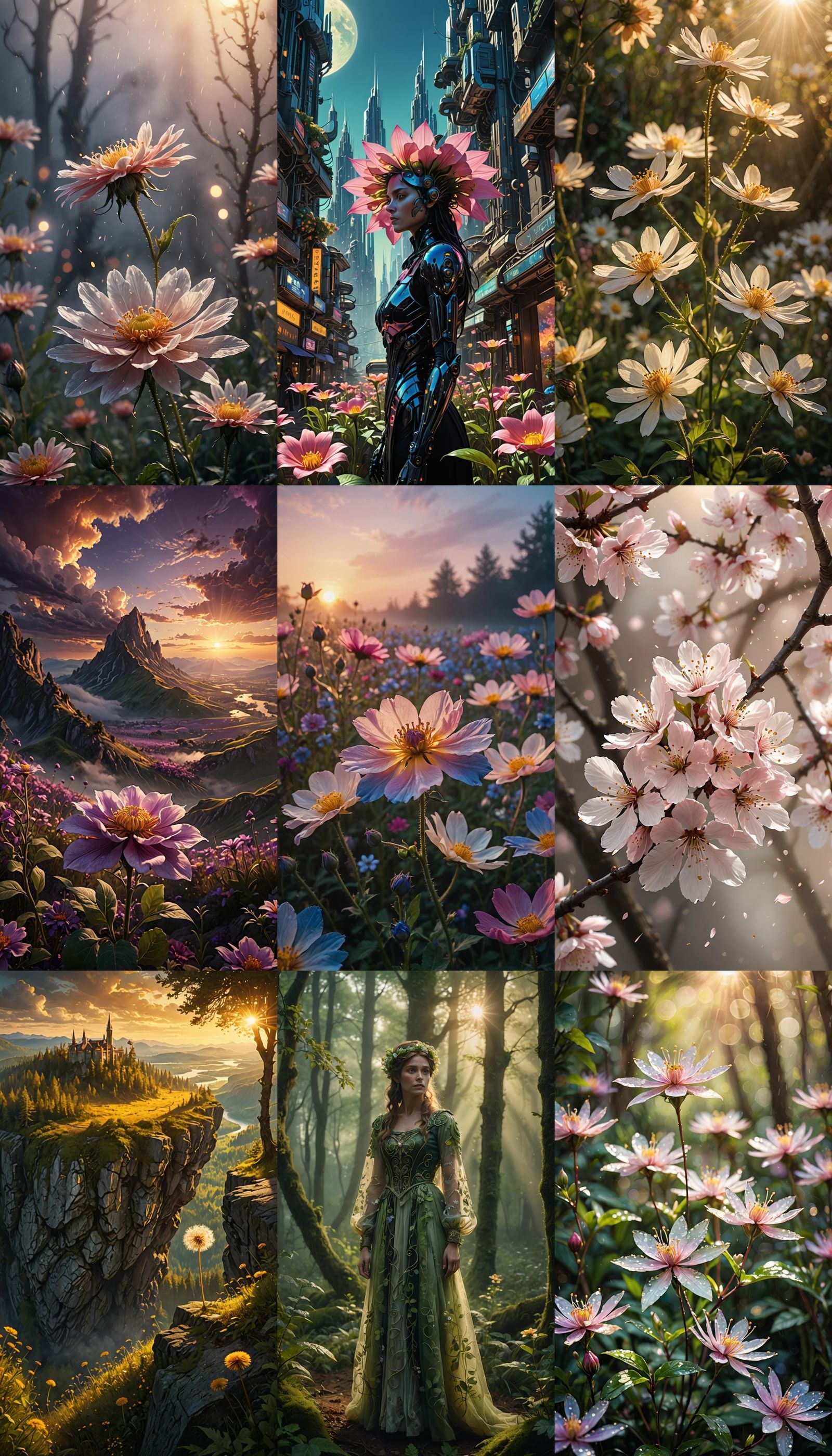 Dramatic Ephemeral Scene in Digital Matte Painting