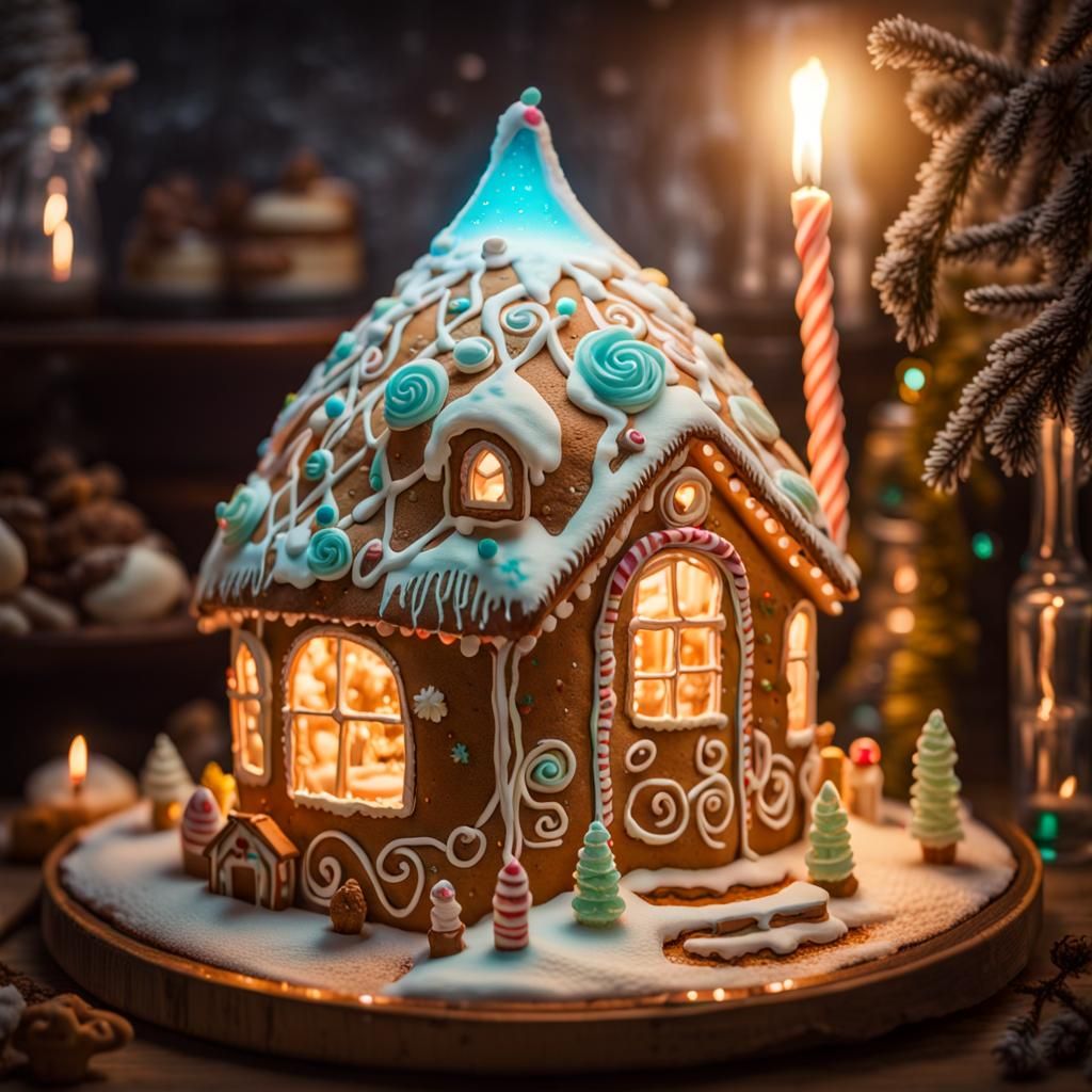 Gingerbread hut
