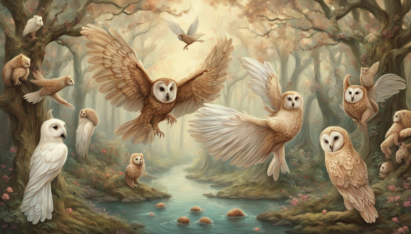 Woodland Creatures Engage in Art, Poetry, and Ballet