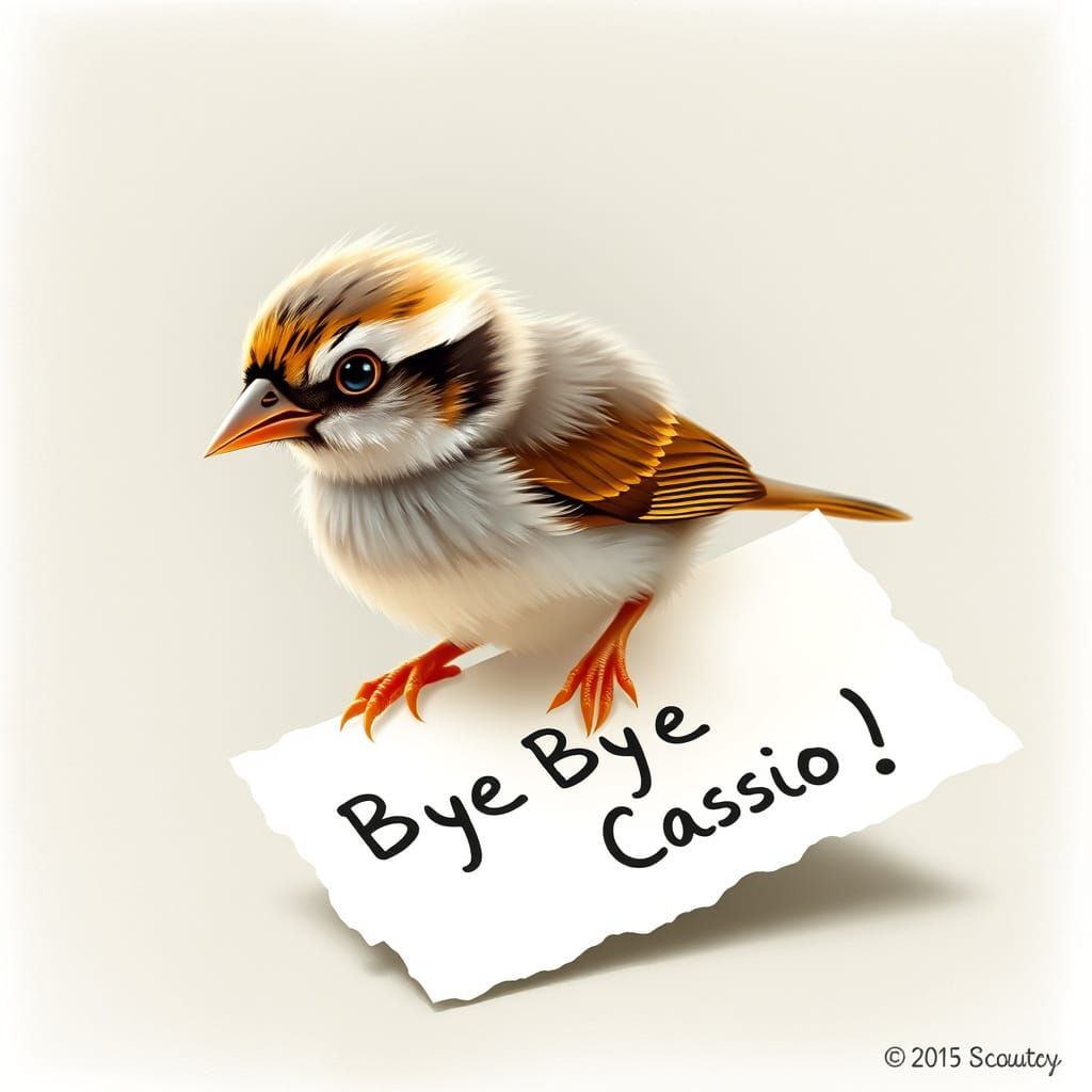 Sparrow's Farewell Message