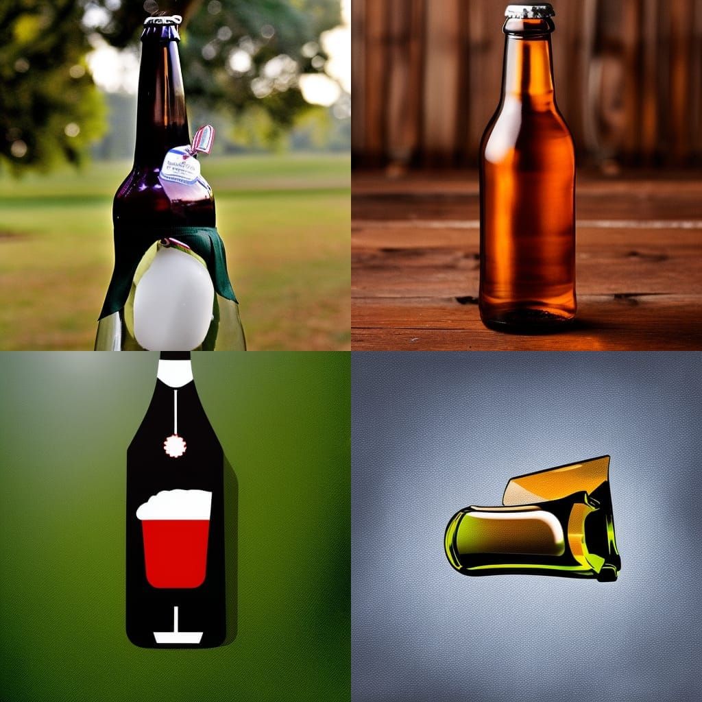 Simple Beer Bottle Image