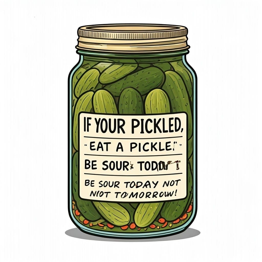 Dont be a pickle