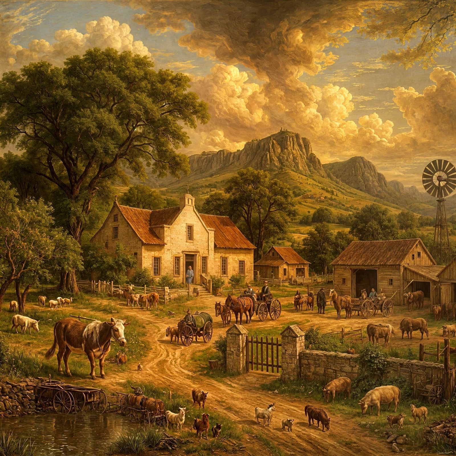 19th Century South African Farm in Classic Style