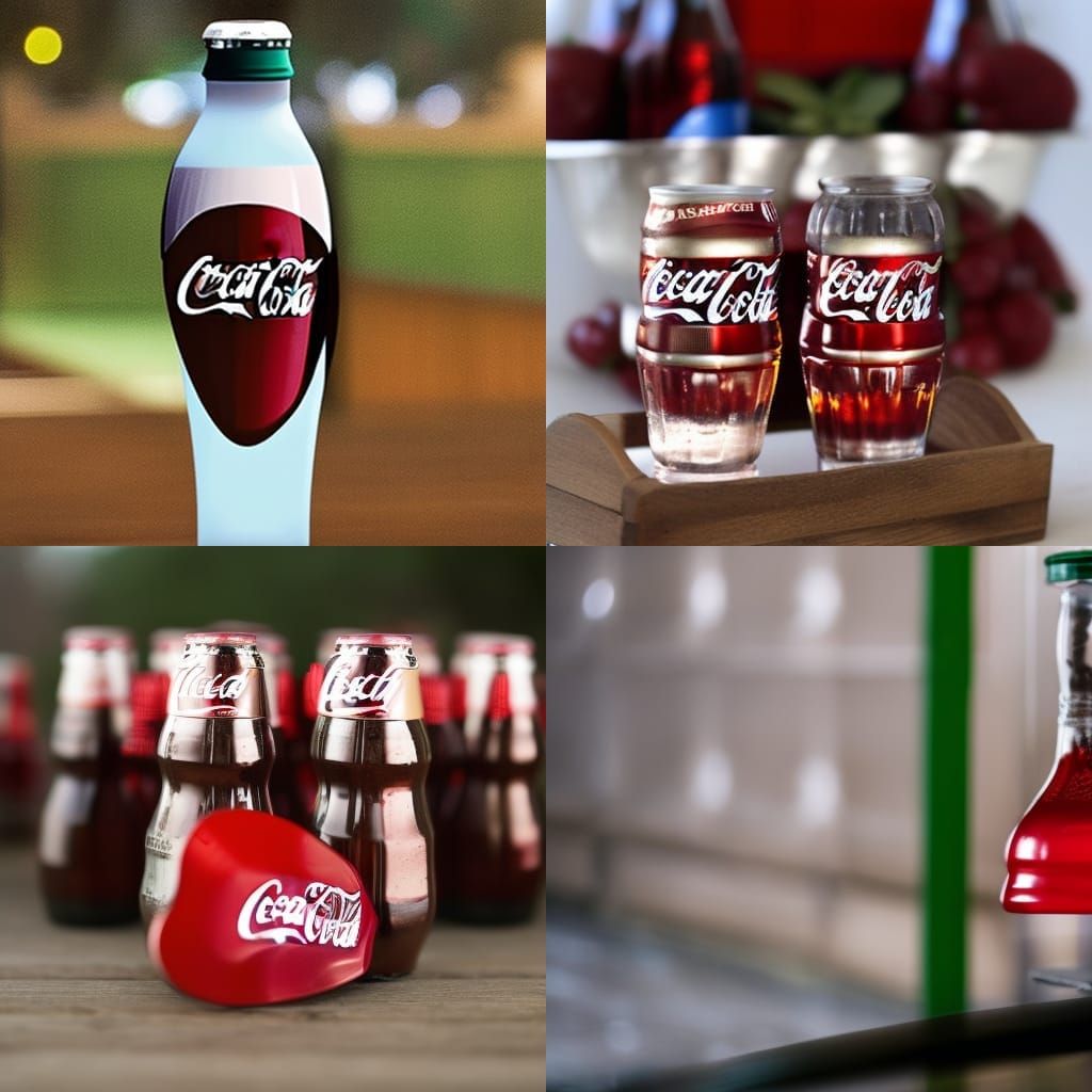 Coca Cola Bottle Generated by AI