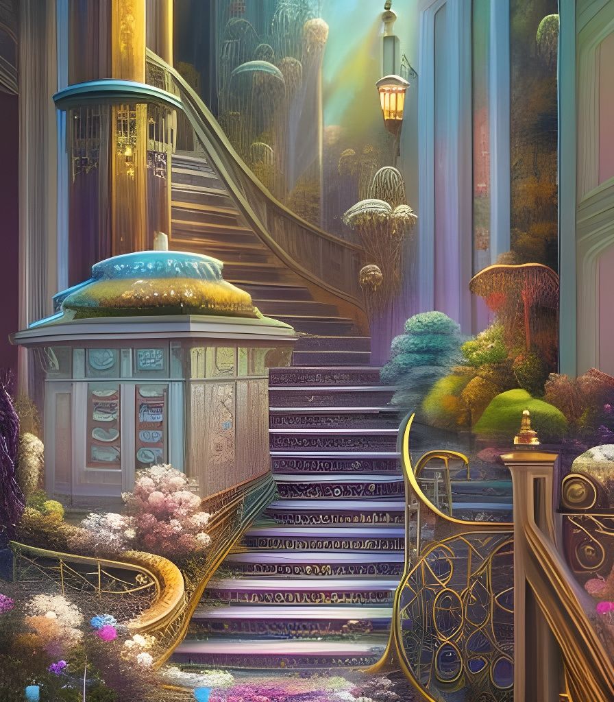 Underwater City in Steamnouveau Style