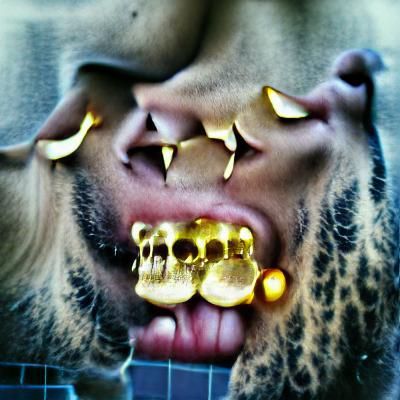 Image of Gleaming Gold Teeth