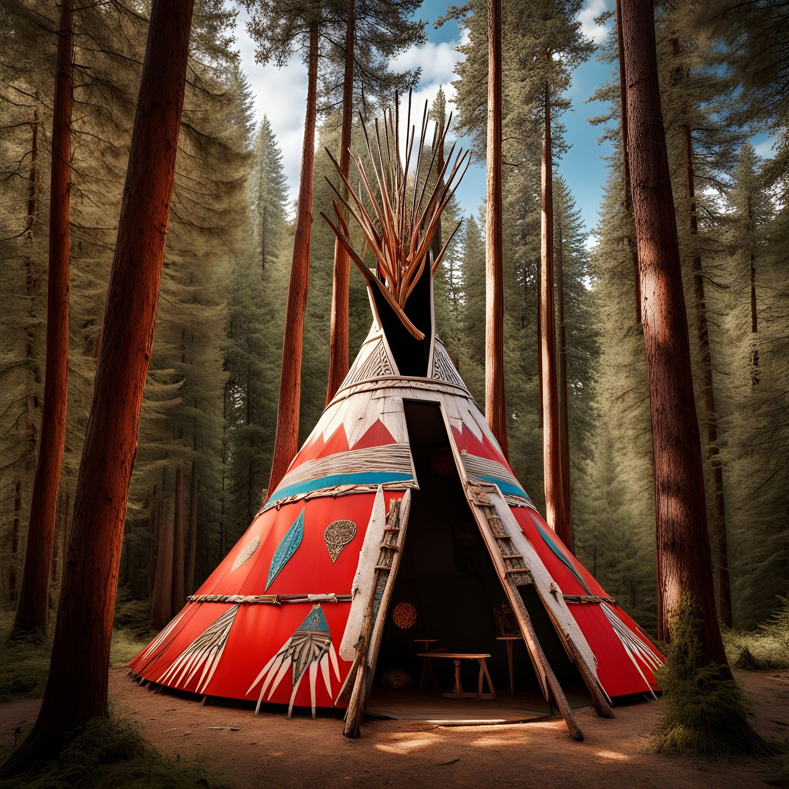 Tipi in the Forest (I)