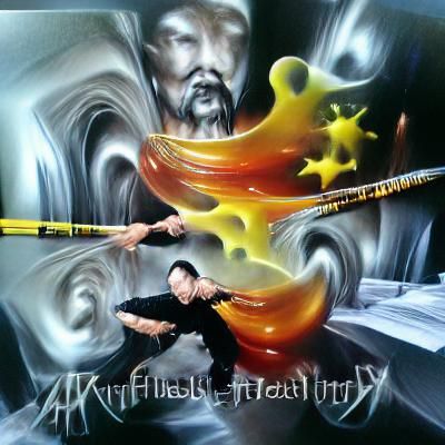 Kung Fu Self-Mastery in Airbrush Art
