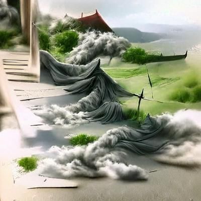 Karma's Curse: A Detailed Matte Painting