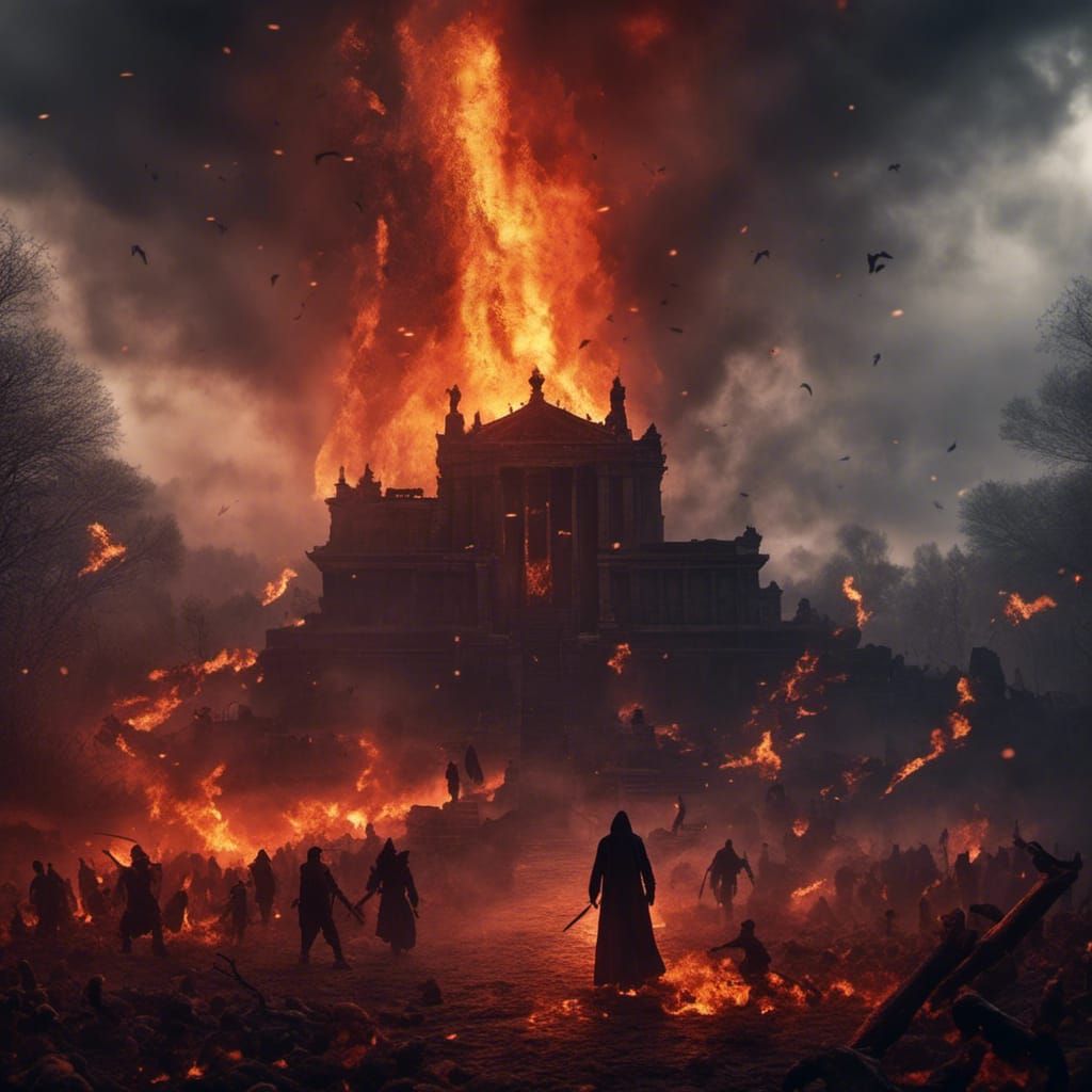 Infernal Entrance: Grim Reaper Awaits Souls