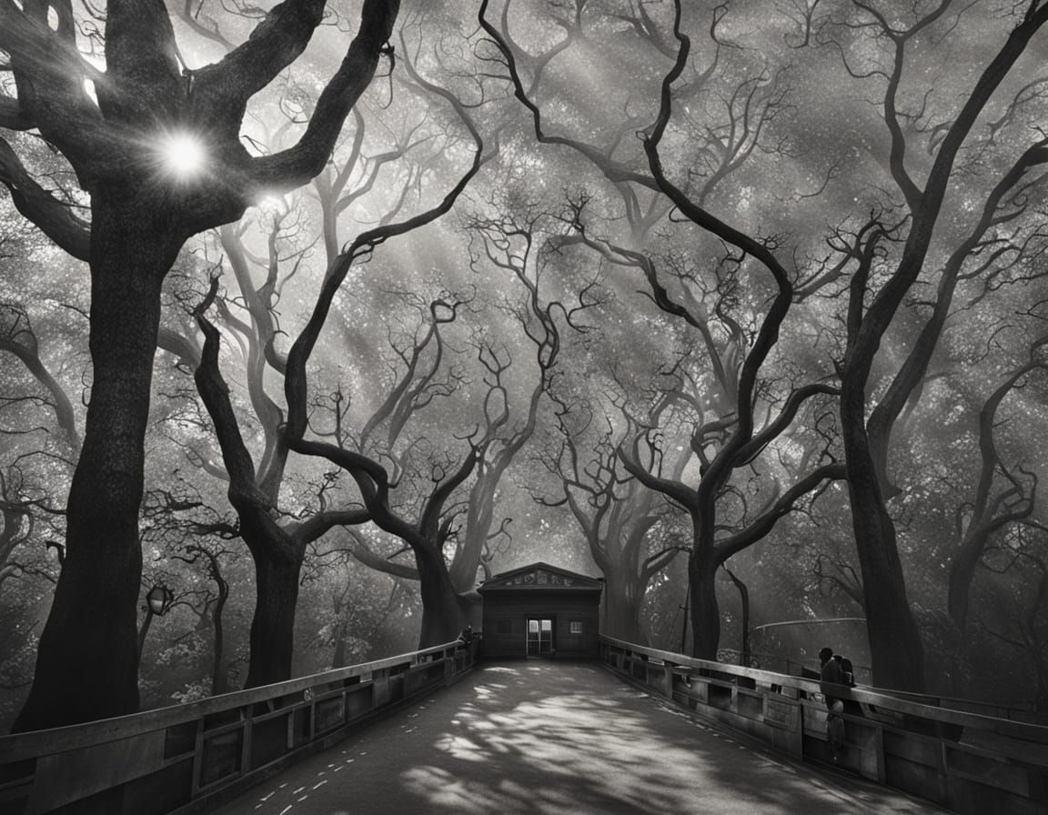 In the style of Michael Kenna