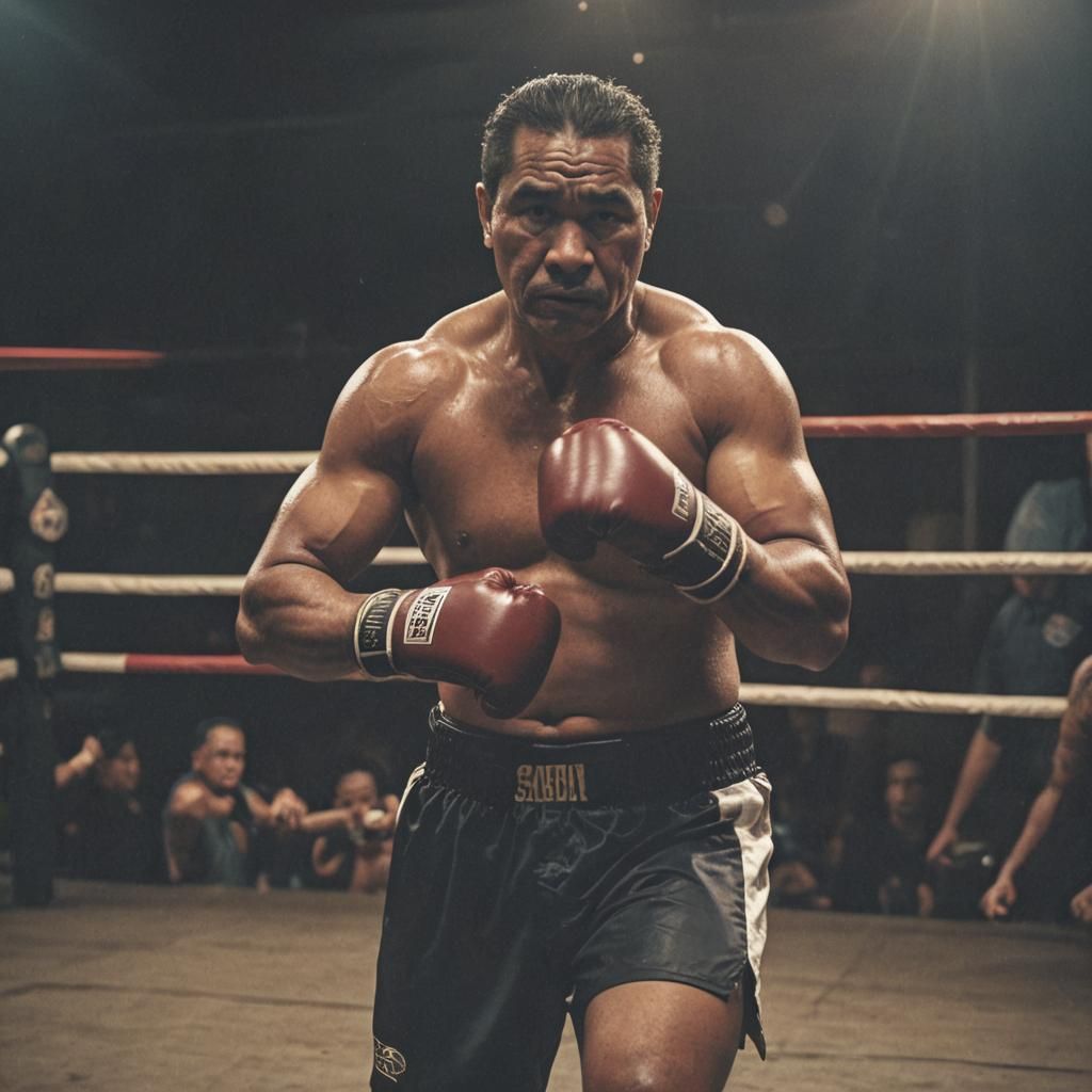Rest in Peace: Samoan Boxing Coach, Cinematic Still