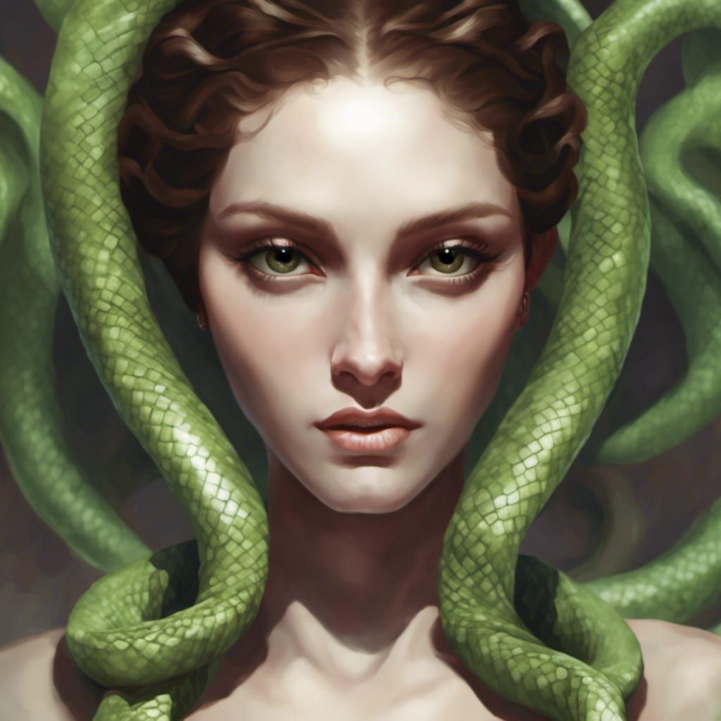 Adorable Fox-girl VIXEN, Fashion Week Faux Pas part6 (Medusa portrait)