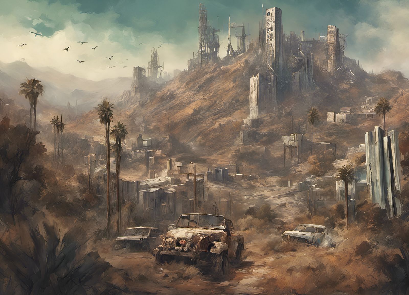 Apocalyptic Hollywood Hills