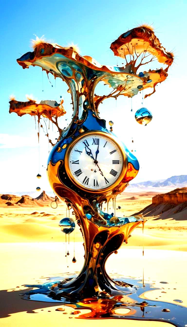 Symbolic Destruction of Time Depicted as Decaying Tree