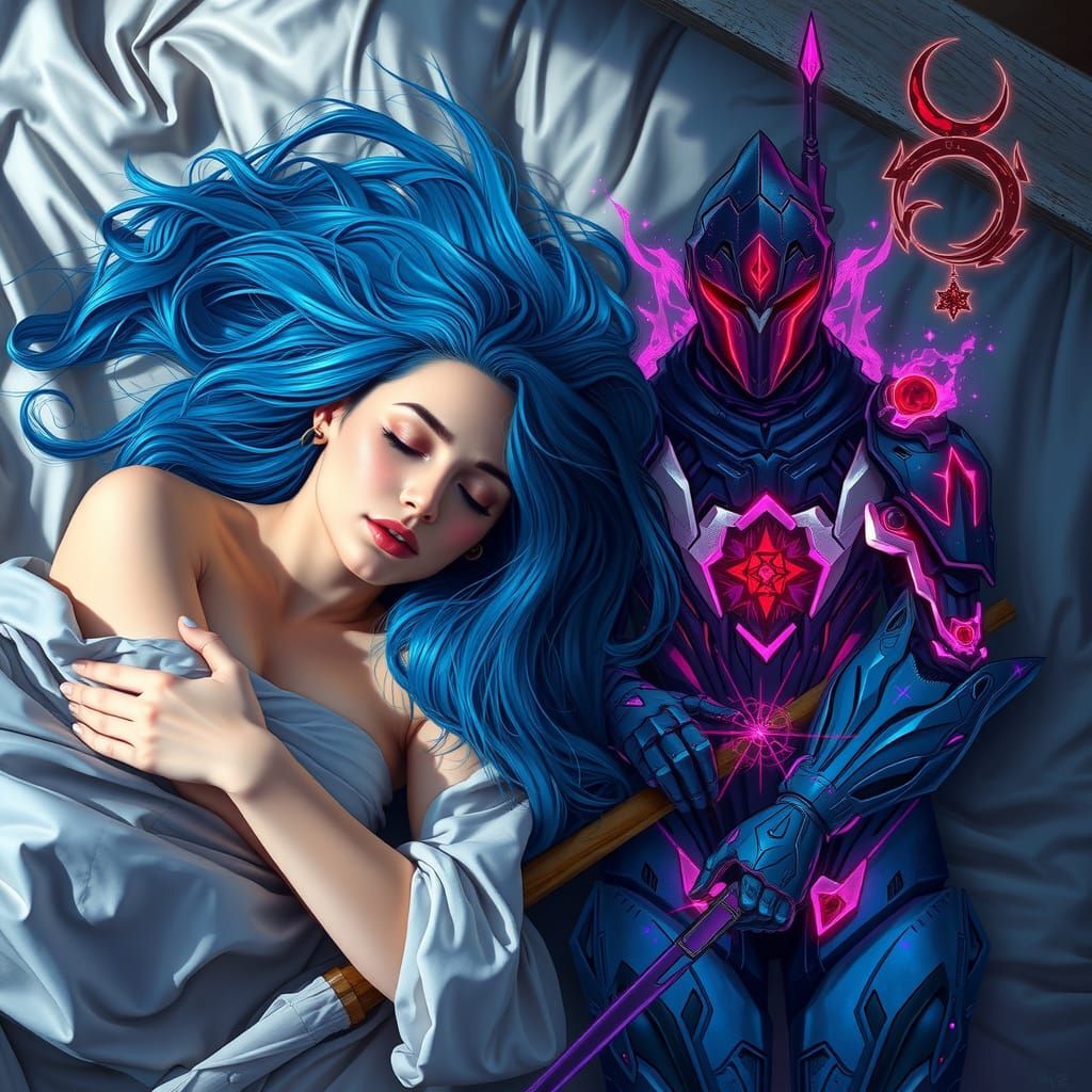 Dream of a Futuristic Warrior in Photorealistic Style