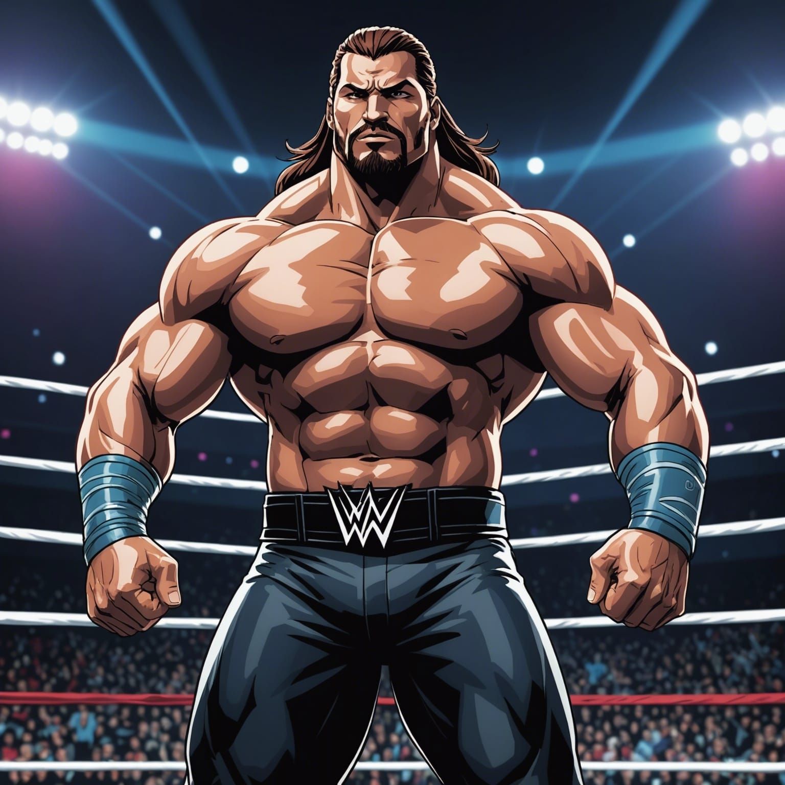 Anime Manga Scan in Studio Trigger Style