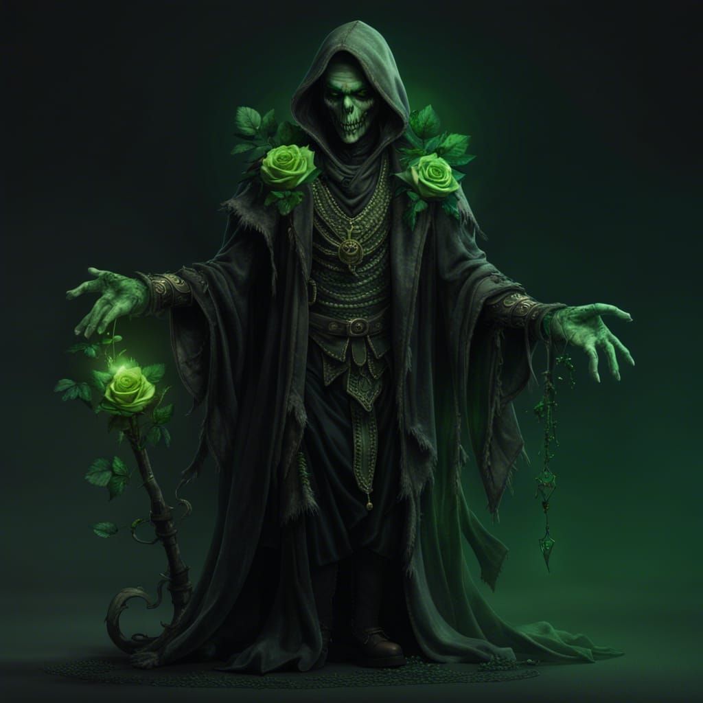 Ghoul Alchemist in Dark Fantasy Style