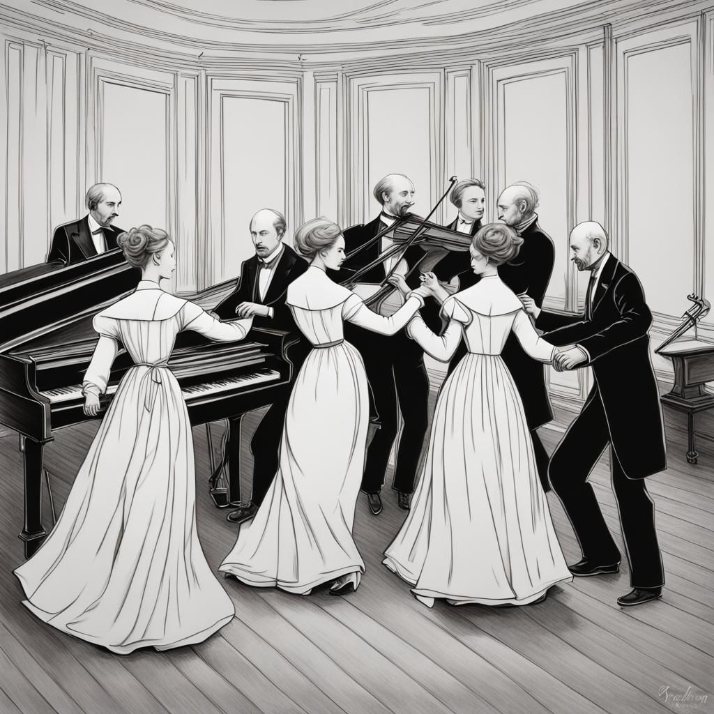 Tchaikovsky Plays Piano, Russian Couples Dance