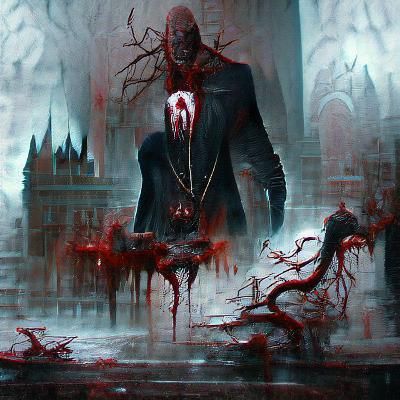 Sinister Scene of Carnage and Destruction