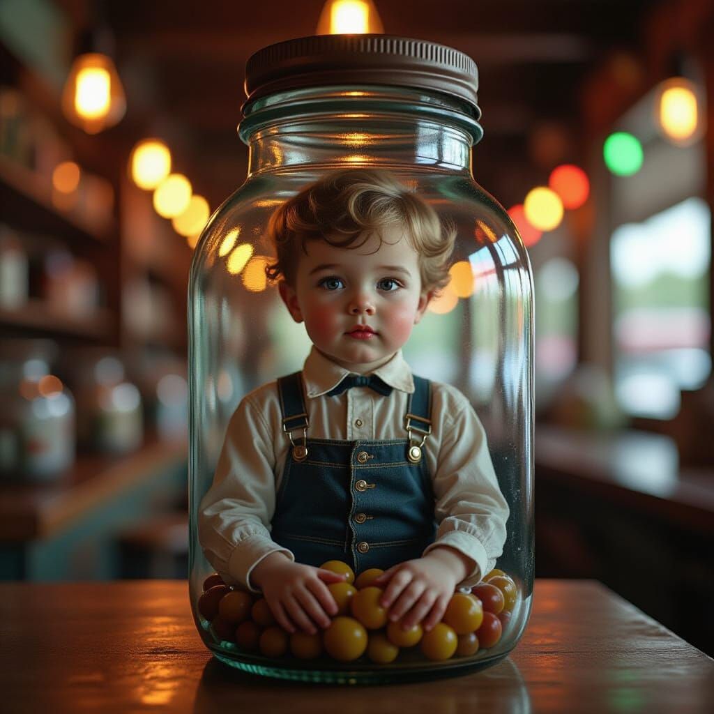 Pickled Two-Headed Boy at the County Fair
