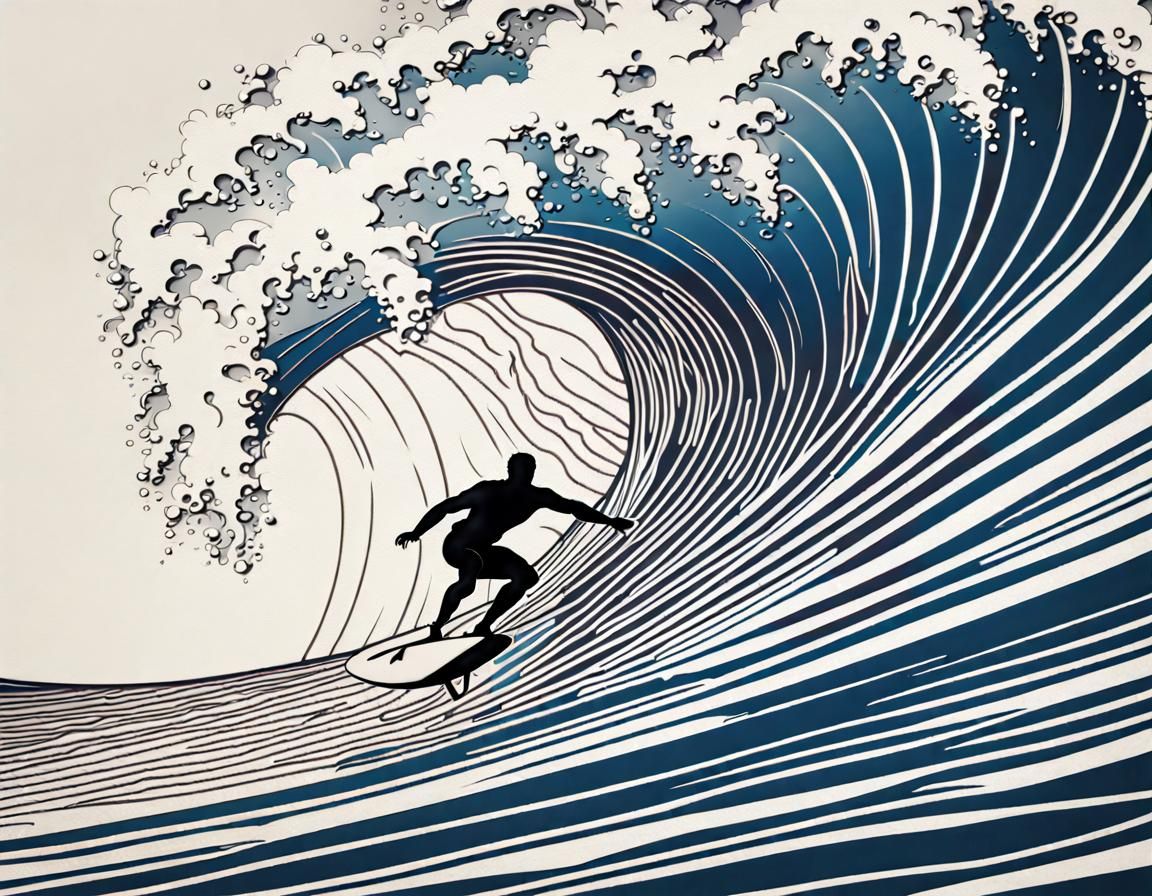 Riding the Power: Capturing the Majesty of the Ocean Waves