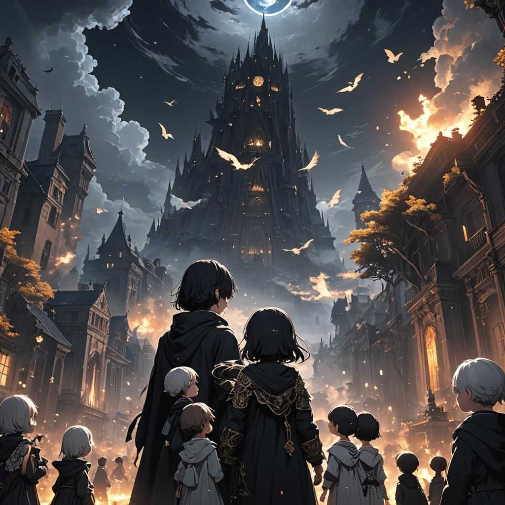 Spooky Haunted Kingdom: 3D Anime Art