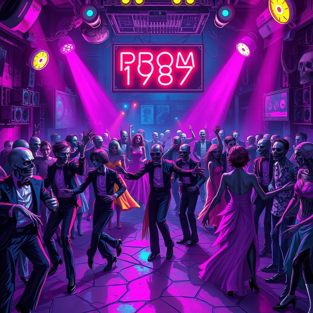Zombie Prom 1987: Cyberpunk Dance Party