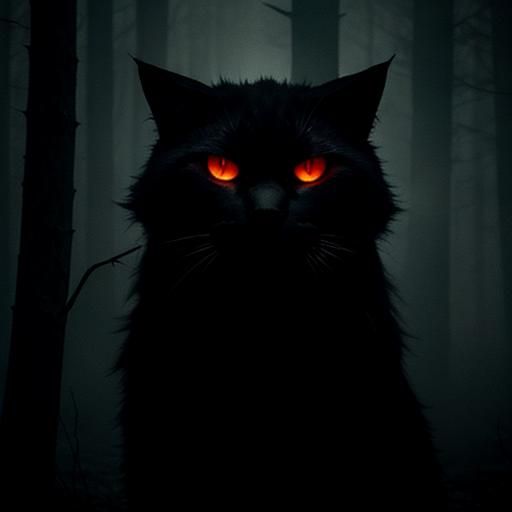 Eldritch Horror: Feral Cat Devouring a Soul